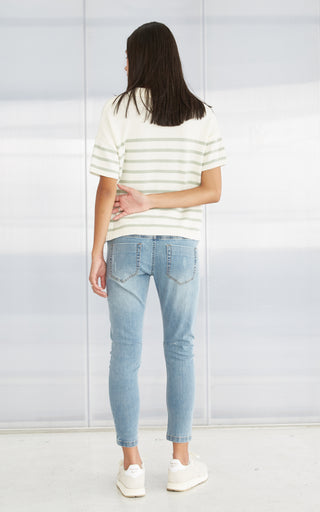 Active Pearl Embellished Jeans | DRICOPER DENIM