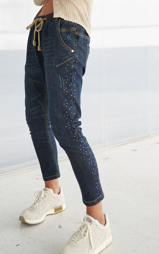 Active Swarovski Embellished Jeans | DRICOPER DENIM