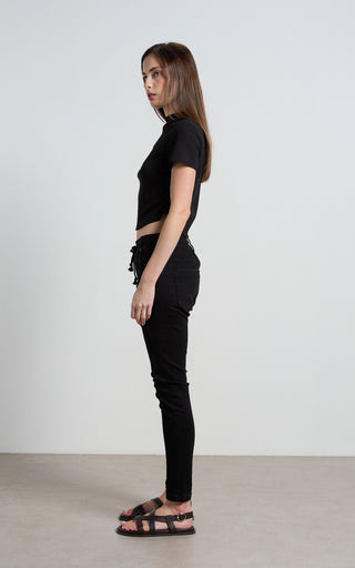 Active Black Longer Length Jeans