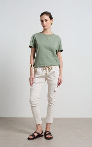 Active Cargo Cream Jeans