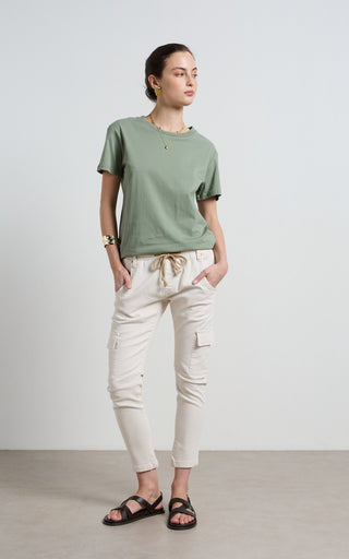 Active Cargo Cream Jeans