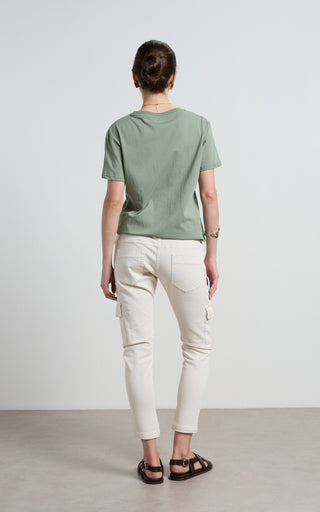 Active Cargo Cream Jeans