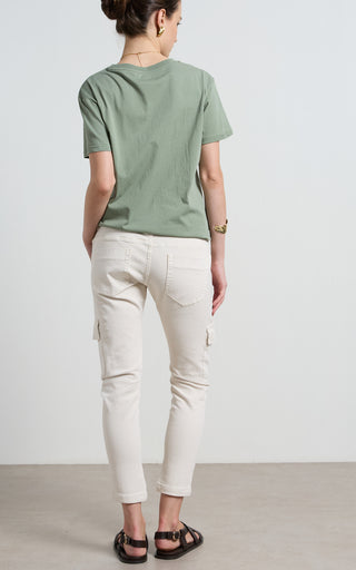 Active Cargo Cream Jeans