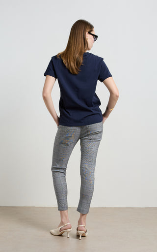 Active Cobalt Blue Check Jeans