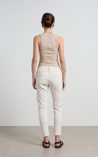 Active Cream Jeans