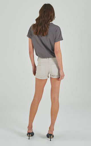 Active Vaporous Grey Denim Shorts | DRICOPER DENIM