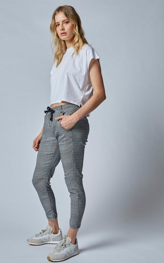 Active Mono Check Jeans