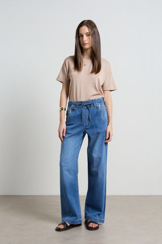 Alora Rodeo Blue Loose Pants