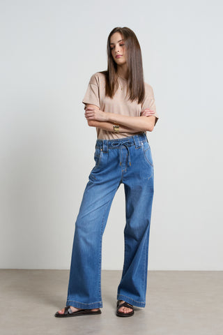 Alora Rodeo Blue Loose Pants
