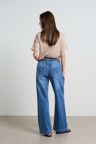 Alora Rodeo Blue Loose Pants