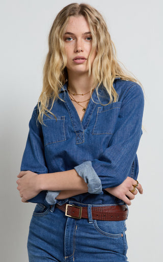 Ash Denim Pop Over Shirt
