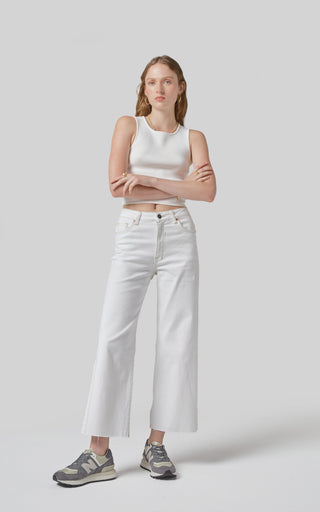 Barrie White Wide Leg Jeans | DRICOPER DENIM