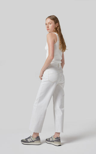 Barrie White Wide Leg Jeans | DRICOPER DENIM