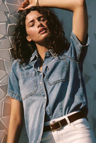 Cabana Rodeo Blue Denim Shirt | DRICOPER DENIM