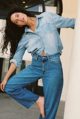 Zella Barrel Rodeo Jeans