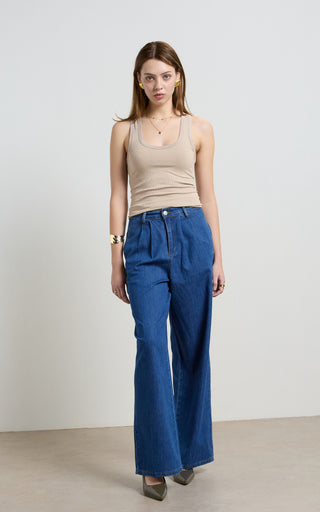 Camila Paris Blue Wide Leg Pants