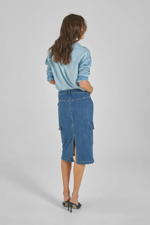 Cargo Midi Skirt