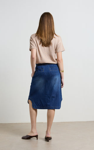 Cecil Indigo Denim Skirt