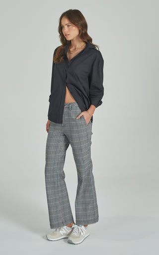 Kick Flare Ruby Check Trousers