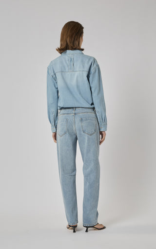 Chloe Mid Rise Barrel Jeans | DRICOPER DENIM