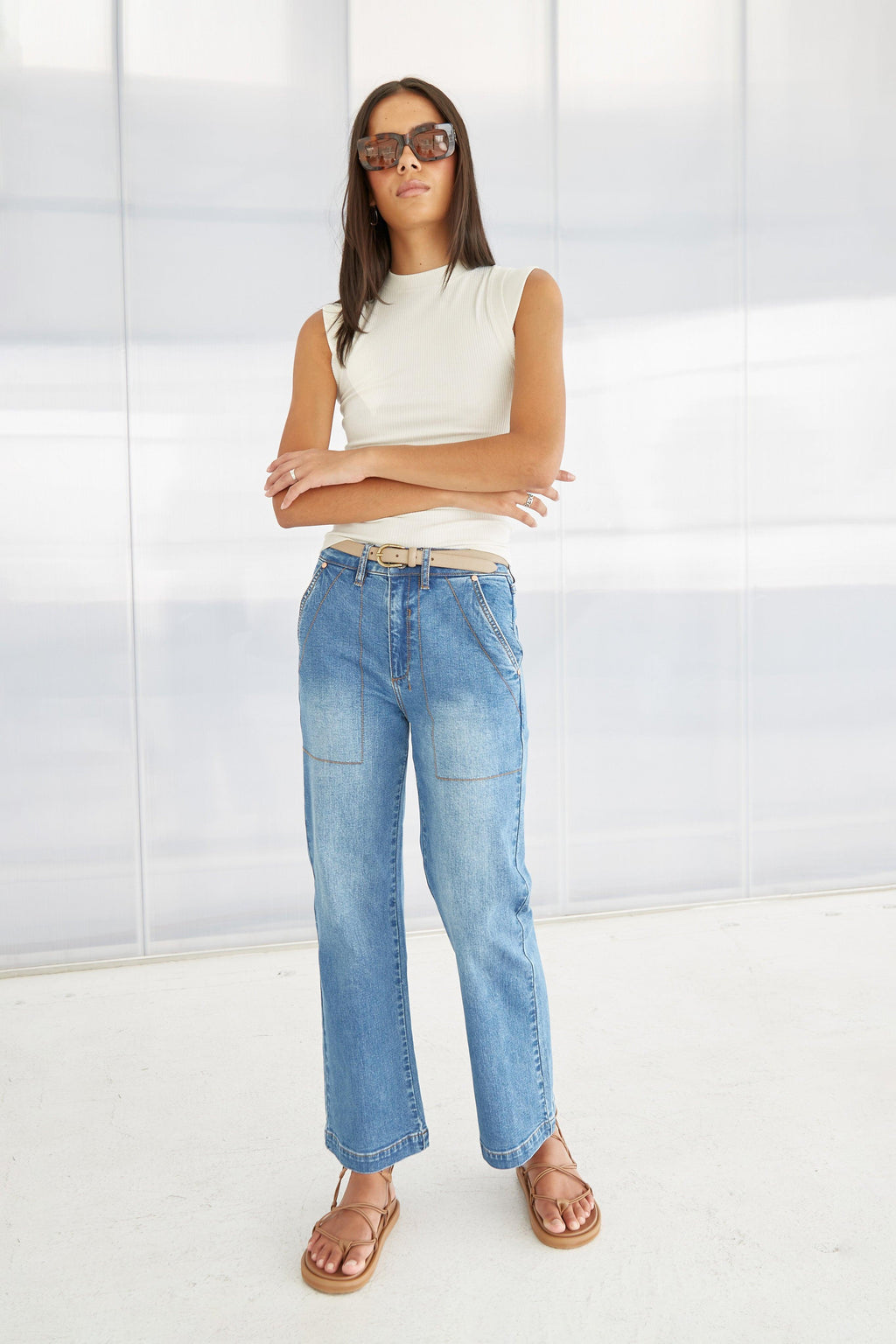 Cody Kick Flare Rodeo Trousers | DRICOPER DENIM