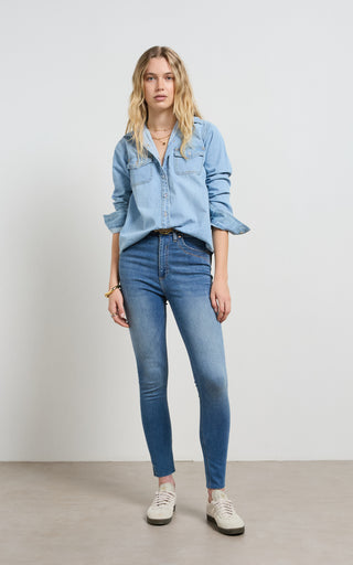 Valiant Sunbleach Denim Shirt