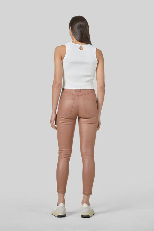 DCD Coated Denim Copper Jeans