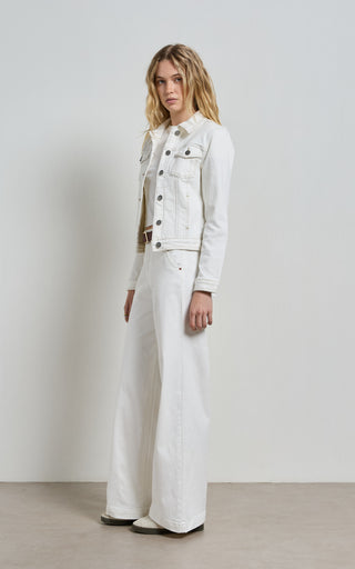 Dita Ivory Denim Jacket