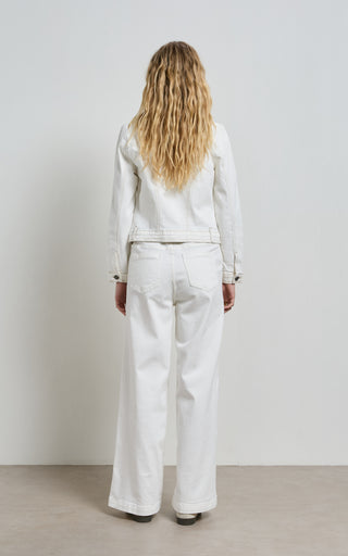 Dita Ivory Denim Jacket