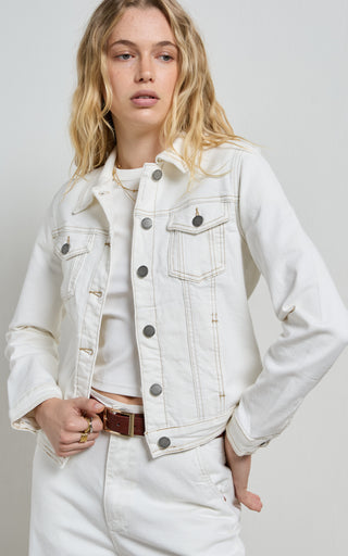 Dita Ivory Denim Jacket
