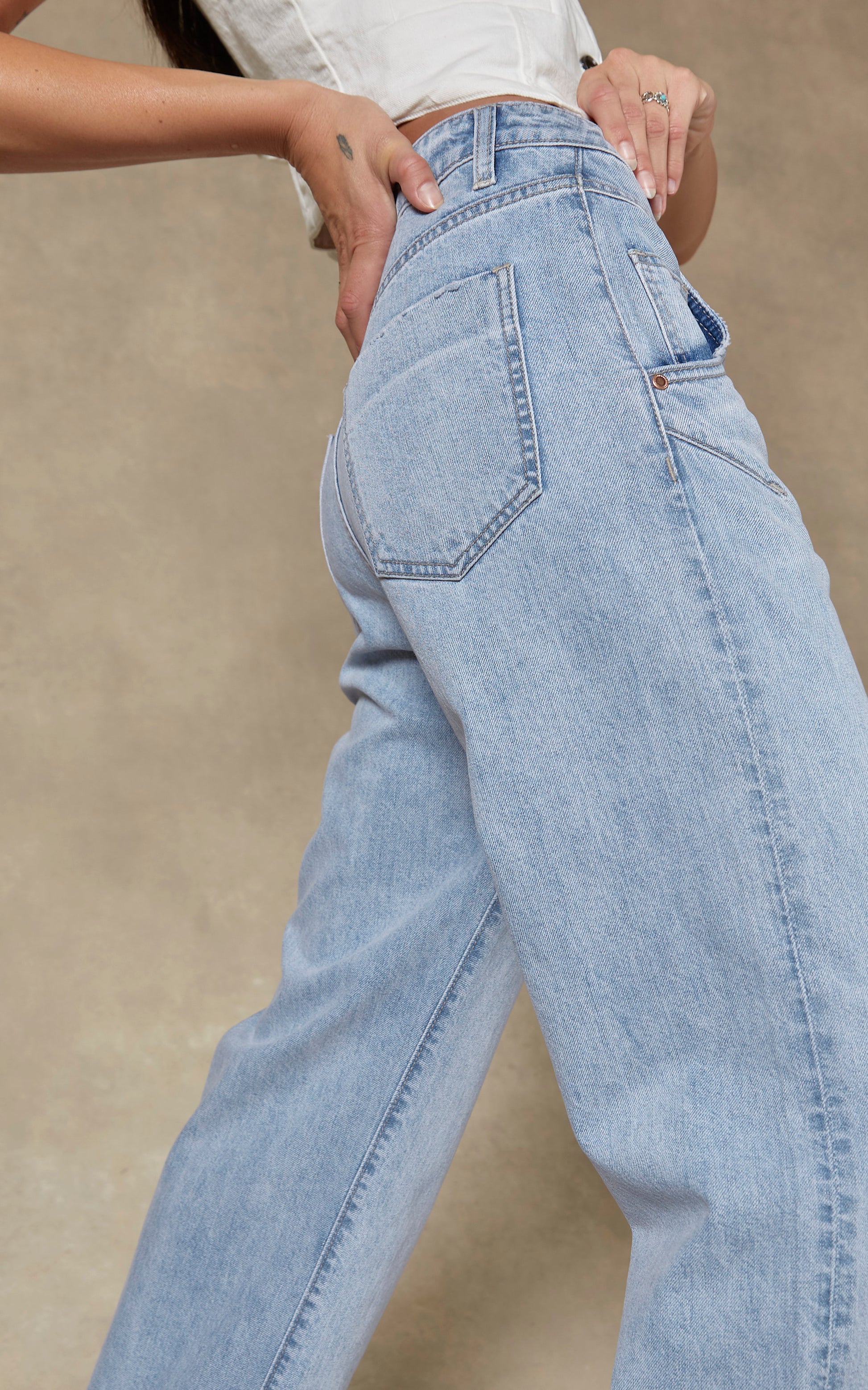 Ella Baggie Blue Jeans | DRICOPER DENIM