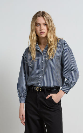 Elma Navy Stripe Shirt
