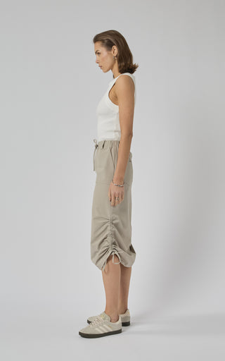 Fern Beige Active Midi Skirt