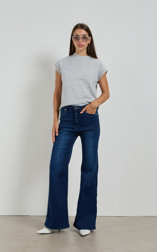 Hunter Indigo Blue Wide Leg Jeans