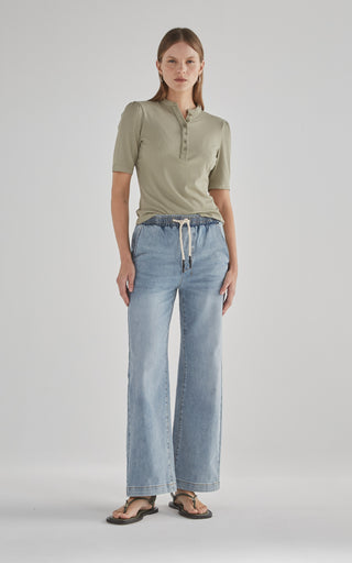 Irena Sunbleached Denim Pants