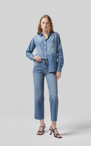 Jayda Pacific Blue Shirt | DRICOPER DENIM
