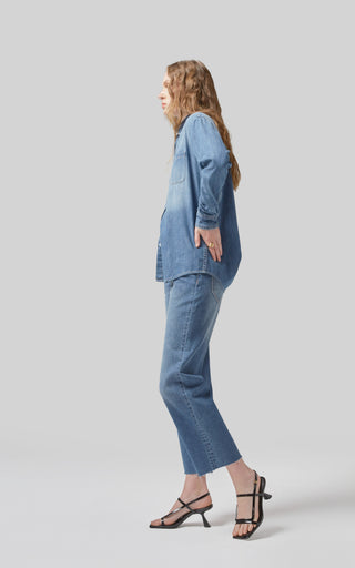 Jayda Pacific Blue Shirt | DRICOPER DENIM