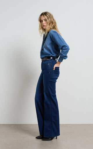 Jayda Pacific Blue Shirt