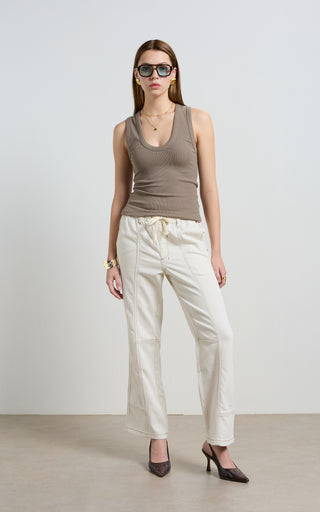 Kara Cream Tencel Pants