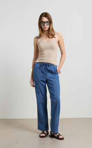 Kara Denim Tencel Pants
