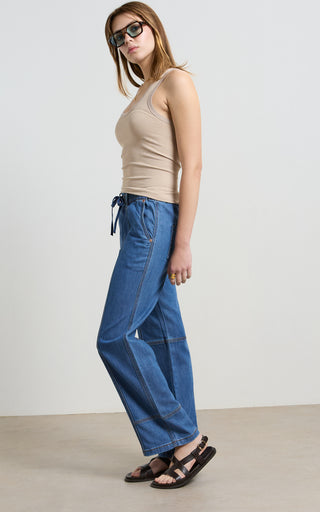 Kara Denim Tencel Pants