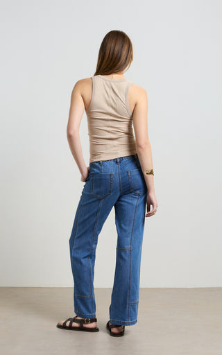 Kara Denim Tencel Pants