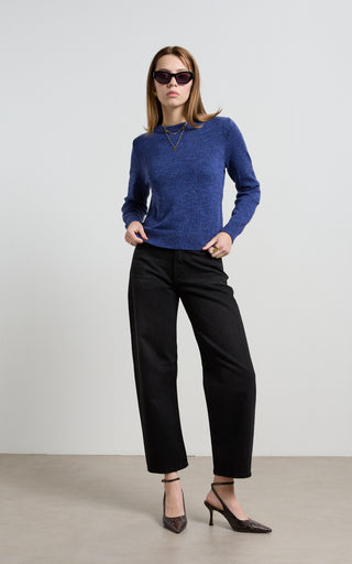 Dina Black Barrel Jeans