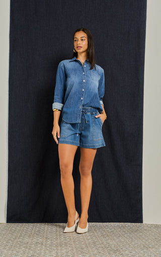 Kellina Rodeo Blue Shorts