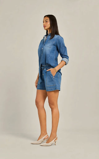 Kellina Rodeo Blue Shorts