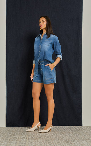 Kellina Rodeo Blue Shorts