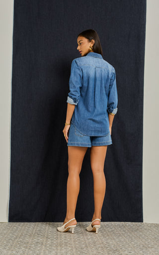 Kellina Rodeo Blue Shorts