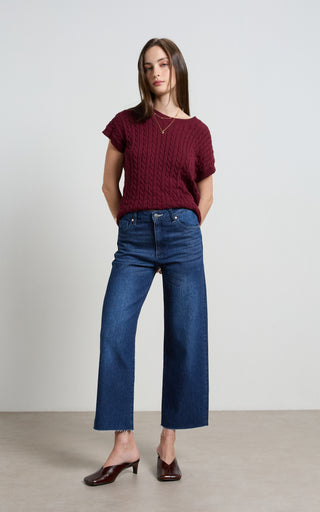 Lina Mid Rise Indigo Jeans