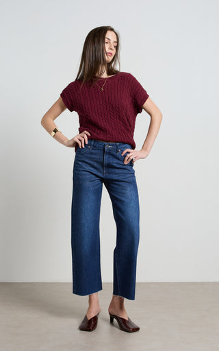 Lina Mid Rise Indigo Jeans