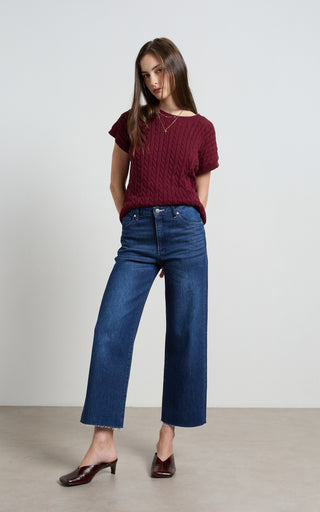 Lina Mid Rise Indigo Jeans